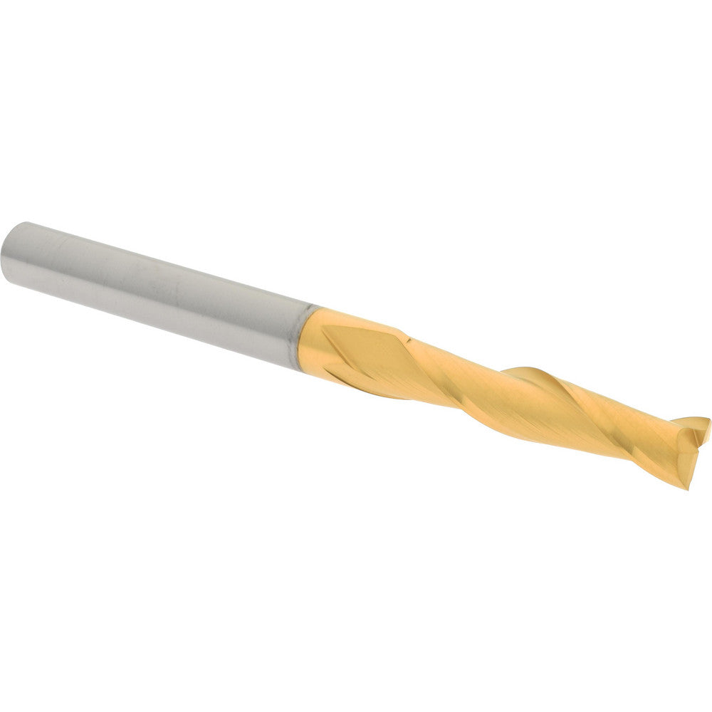 Hertel 74611401 Square End Mill 1/4" Dia, 1-1/8" LOC, 2 Flute, Solid Carbide