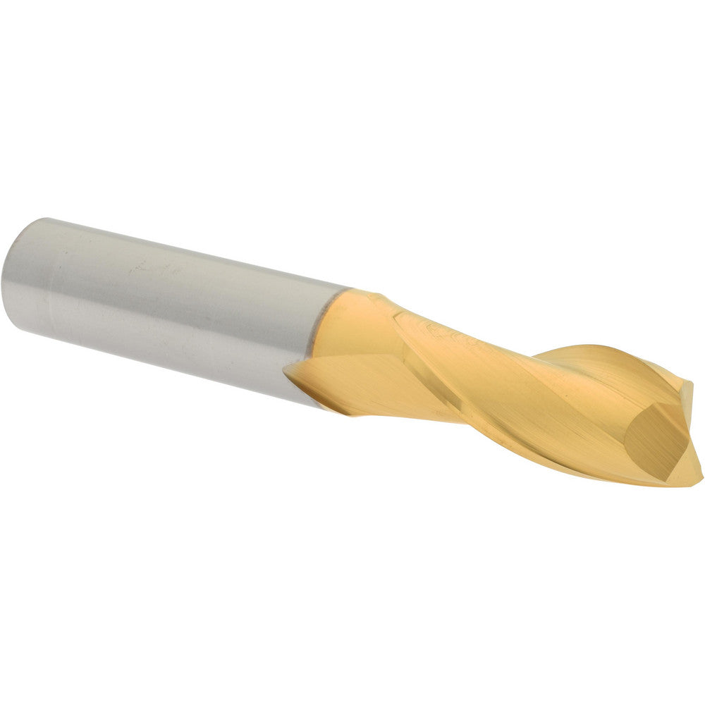 Hertel 74611534 Square End Mill 9/16" Dia, 1-1/4" LOC, 2 Flute, Solid Carbide