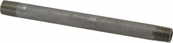 Merit Brass 4504-600 Stainless Steel Pipe Nipple 1/4" Pipe, Grade 304 & 304L