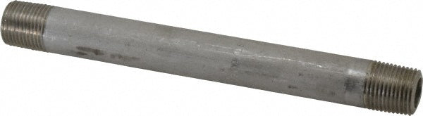 Merit Brass 4506-600 Stainless Steel Pipe Nipple 3/8" Pipe, Grade 304 & 304L