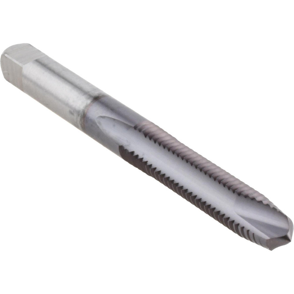 Kennametal 4131825 Spiral Point Tap M6x1 Metric Coarse, 2 Flutes, Plug Chamfer, 6H Class of Fit, HSS, TiCN Coated