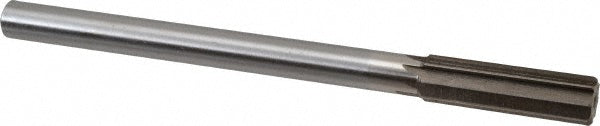 Value Collection SM0407420 Chucking Reamer 0.7420" Dia, 9-1/2" OAL, 2-1/2" Flute Length, Straight Flute, Straight-Cylindrical Shank, HSS