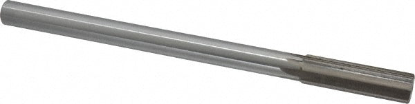 Value Collection SM0406450 Chucking Reamer 0.6450" Dia, 9" OAL, 2-1/4" Flute Length, Straight Flute, Straight-Cylindrical Shank, HSS