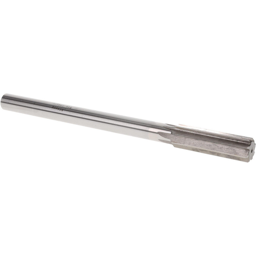 Value Collection SM0407540 Chucking Reamer 0.7540" Dia, 9-1/2" OAL, 2-1/2" Flute Length, Straight Flute, Straight-Cylindrical Shank, HSS