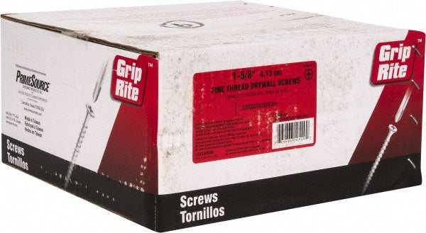 Value Collection 158CDWS5M #6, 1-5/8" OAL, Phillips Drive Bugle Head, Steel Drywall Screws