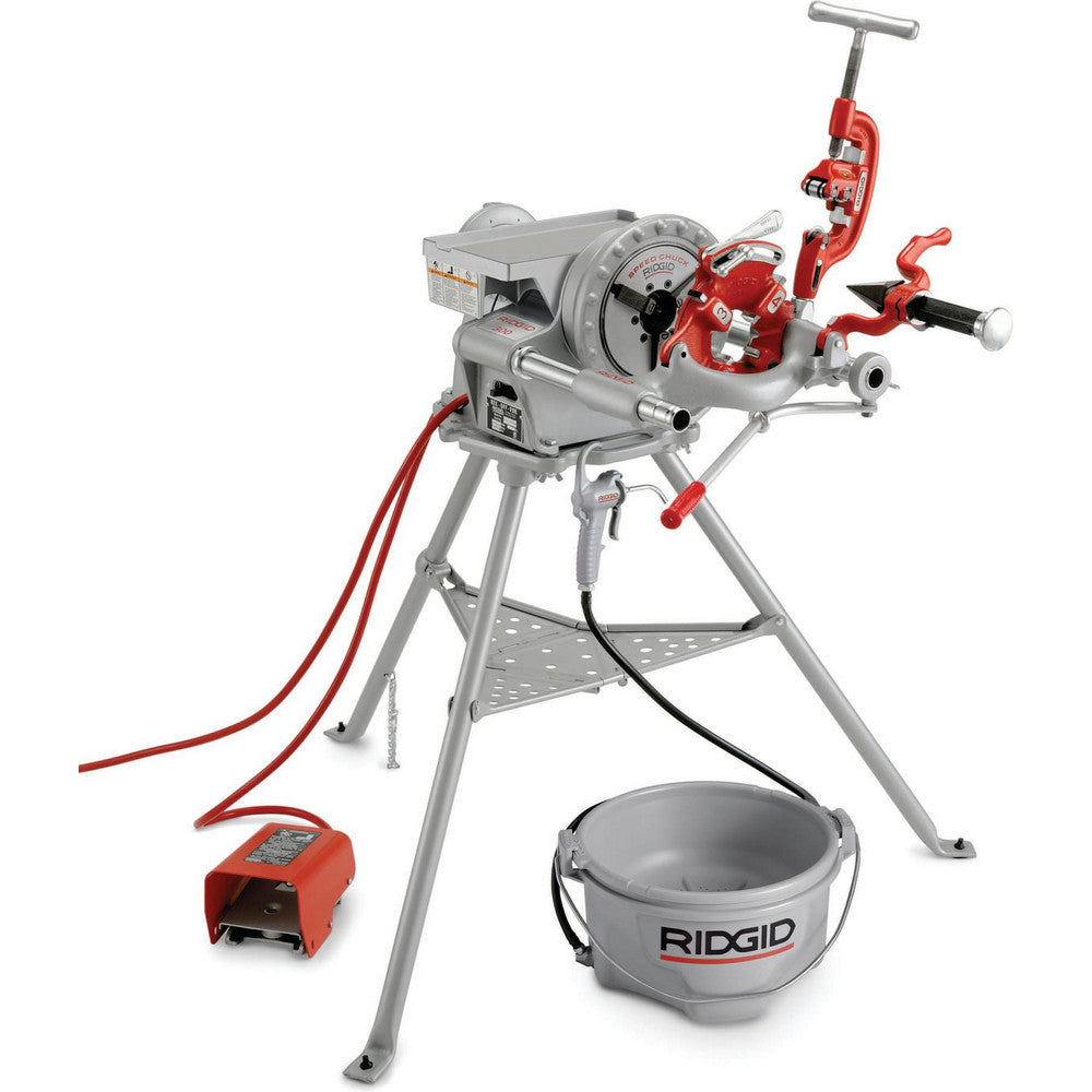 Ridgid 15682 1/8 to 2 Inch Pipe, 38 RPM Spindle Speed, 1/2 hp, Pipe Threading Machine