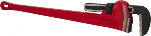 Ridgid 31040 Straight Pipe Wrench 6" Max, 48" OAL, Cast Iron & Steel