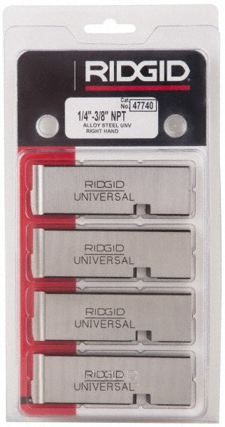 Ridgid 47740 Thread Chaser 1/4-18 to 3/8-18 NPT, 12 ° Hook Angle, Right Hand