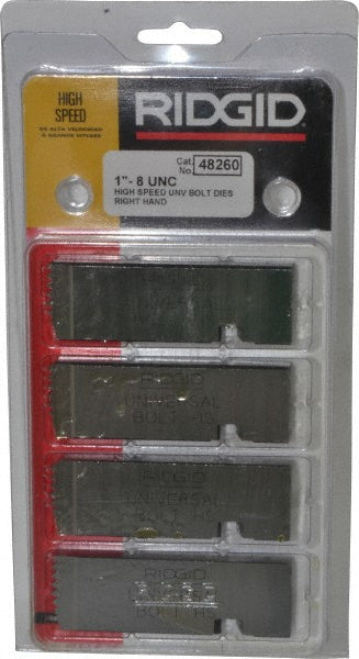 Ridgid 48260 Thread Chaser 1-8 UNC, 0 ° Hook Angle, Right Hand