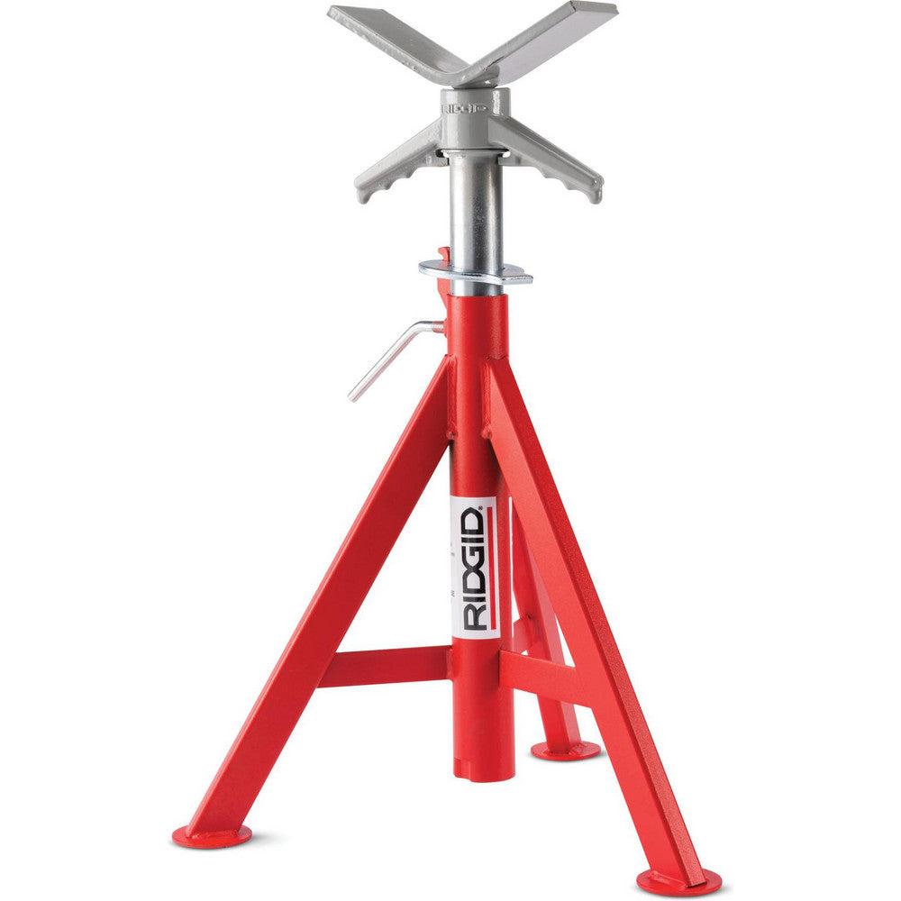 Ridgid 56657 12" Pipe Capacity, Adjustable Pipe Stand with V-Head