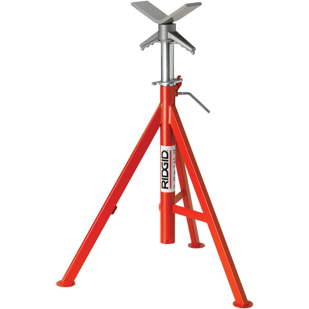 Ridgid 56662 12" Pipe Capacity, Adjustable Pipe Stand with V-Head