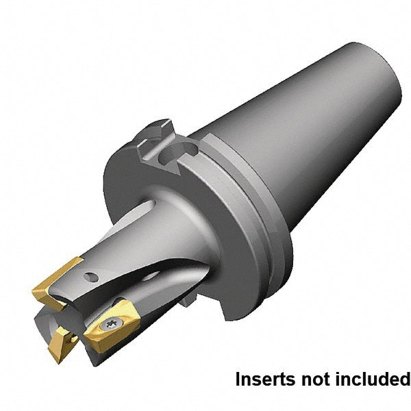 Kennametal 2541970 Indexable Square-Shoulder End Mill M1D125E1803CV40L488, 1-1/4" Cut Dia, 3" Max Depth of Cut, CV40 Taper Shank