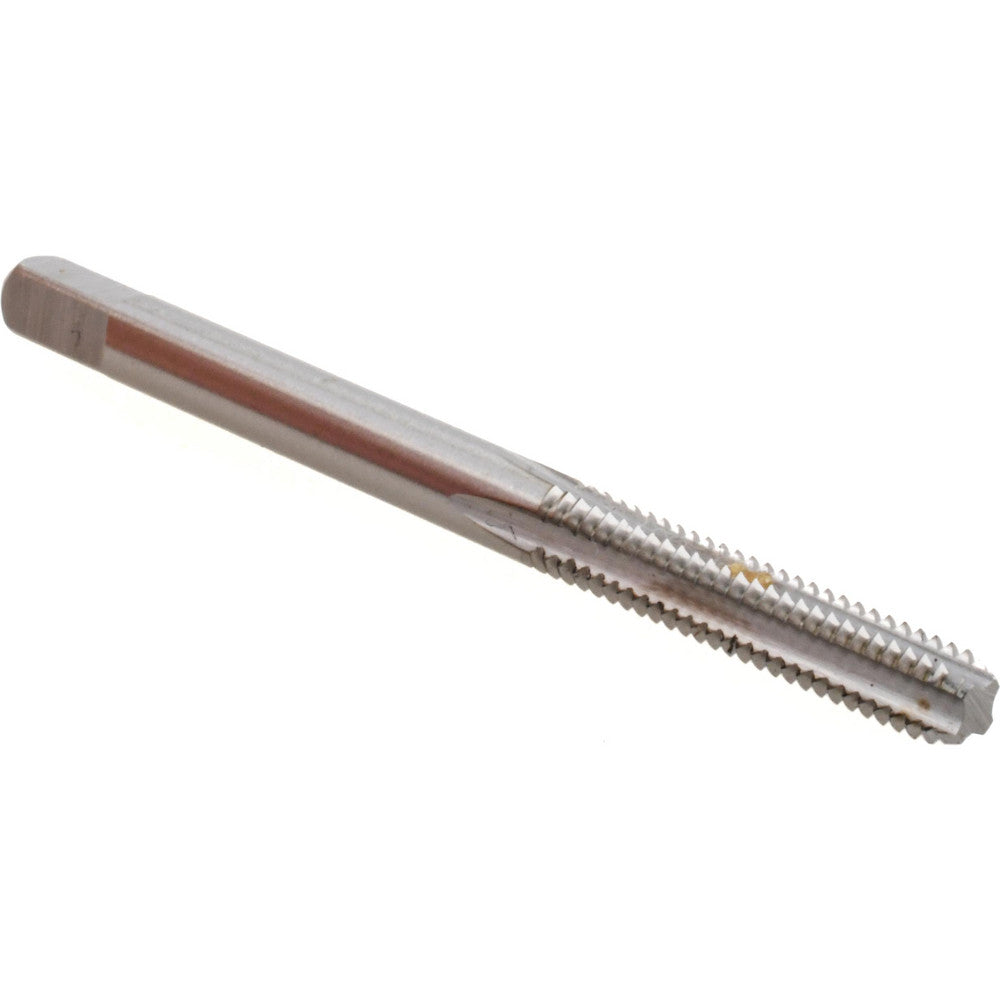 Kennametal 4131497 Straight Flute Tap #8-32 UNC, 4 Flute, Bottoming Chamfer, 3B Class of Fit, High-Speed Steel, Bright/Uncoated Finish