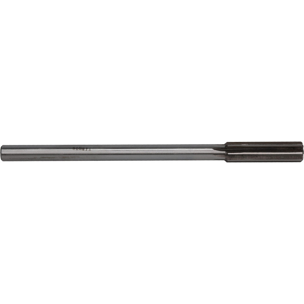 Value Collection SM0405630 Chucking Reamer 0.5630" Dia, 8" OAL, 2" Flute Length, Straight Flute, Straight-Cylindrical Shank, HSS
