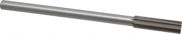 Value Collection SM0405660 Chucking Reamer 0.5660" Dia, 8" OAL, 2" Flute Length, Straight Flute, Straight-Cylindrical Shank, HSS