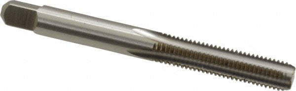 Kennametal 1542251 Straight Flute Tap 1/4-28 UNF, 4 Flute, Bottoming Chamfer, 3B Class of Fit, High-Speed Steel, Bright/Uncoated Finish