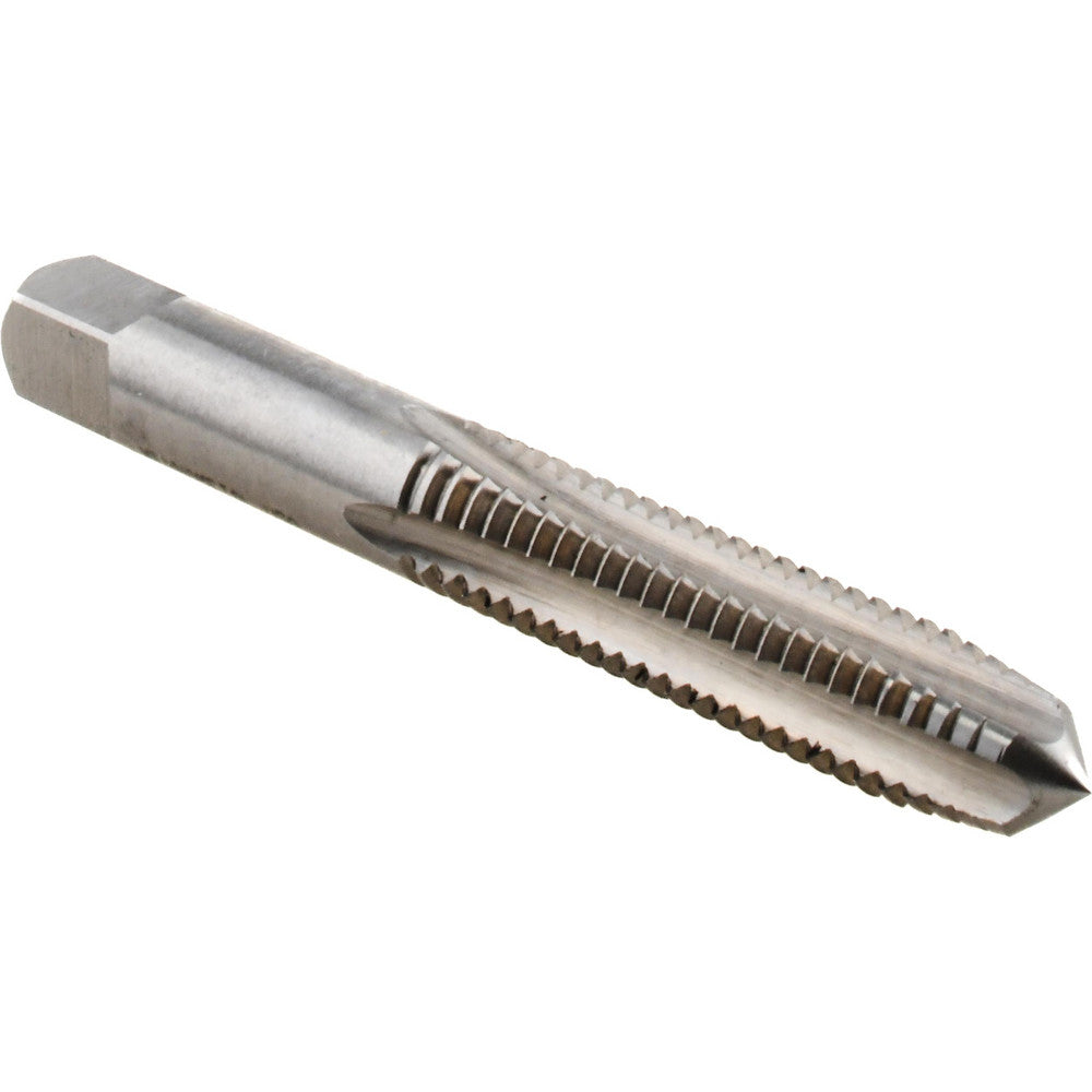 Kennametal 1542589 Straight Flute Tap 3/8-16 UNC, 4 Flute, Plug Chamfer, 3B Class of Fit, High-Speed Steel, Bright/Uncoated Finish