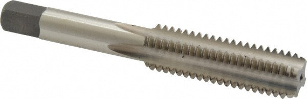 Kennametal 4131283 Straight Flute Tap 1/2-13 UNC, 4 Flute, Bottoming Chamfer, 3B Class of Fit, High-Speed Steel, Bright/Uncoated Finish