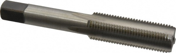 Kennametal 1542887 Straight Flute Tap 9/16-18 UNF, 4 Flute, Bottoming Chamfer, High-Speed Steel, Bright/Uncoated Finish