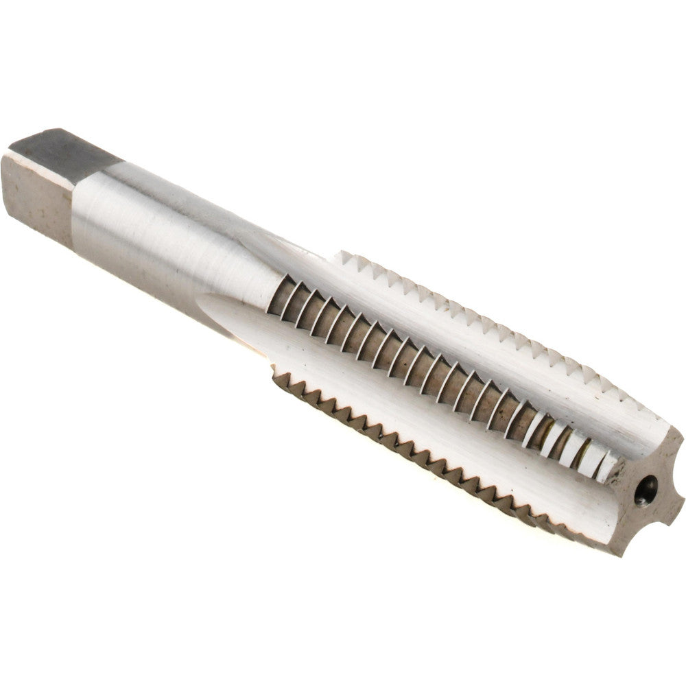 Kennametal 1542891 Straight Flute Tap 5/8-11 UNC, 4 Flute, Plug Chamfer, 3B Class of Fit, High-Speed Steel, Bright/Uncoated Finish