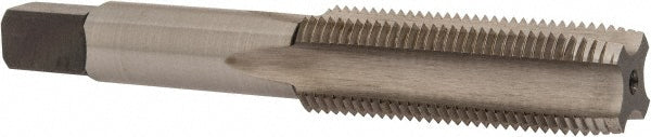 Kennametal 1542895 Straight Flute Tap 5/8-18 UNF, 4 Flute, Plug Chamfer, 3B Class of Fit, High-Speed Steel, Bright/Uncoated Finish
