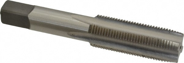 Kennametal 1542915 Straight Flute Tap 3/4-16 UNF, 4 Flute, Plug Chamfer, 3B Class of Fit, High-Speed Steel, Bright/Uncoated Finish