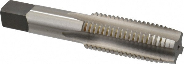 Kennametal 4131272 Straight Flute Tap 1-8 UNC, 4 Flute, Plug Chamfer, 2B Class of Fit, High-Speed Steel, Bright/Uncoated Finish