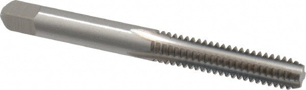 Kennametal 1542156 Straight Flute Tap 1/4-20 UNC, 4 Flute, Bottoming Chamfer, 2B Class of Fit, High-Speed Steel, Bright/Uncoated Finish