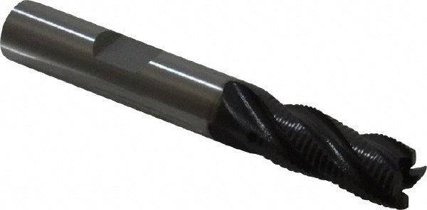 OSG 4559711 Square End Mill 3/8'' Dia, 7/8'' LOC, 3/8'' Shank Dia, 2-5/8'' OAL, 4 Flutes, Cobalt