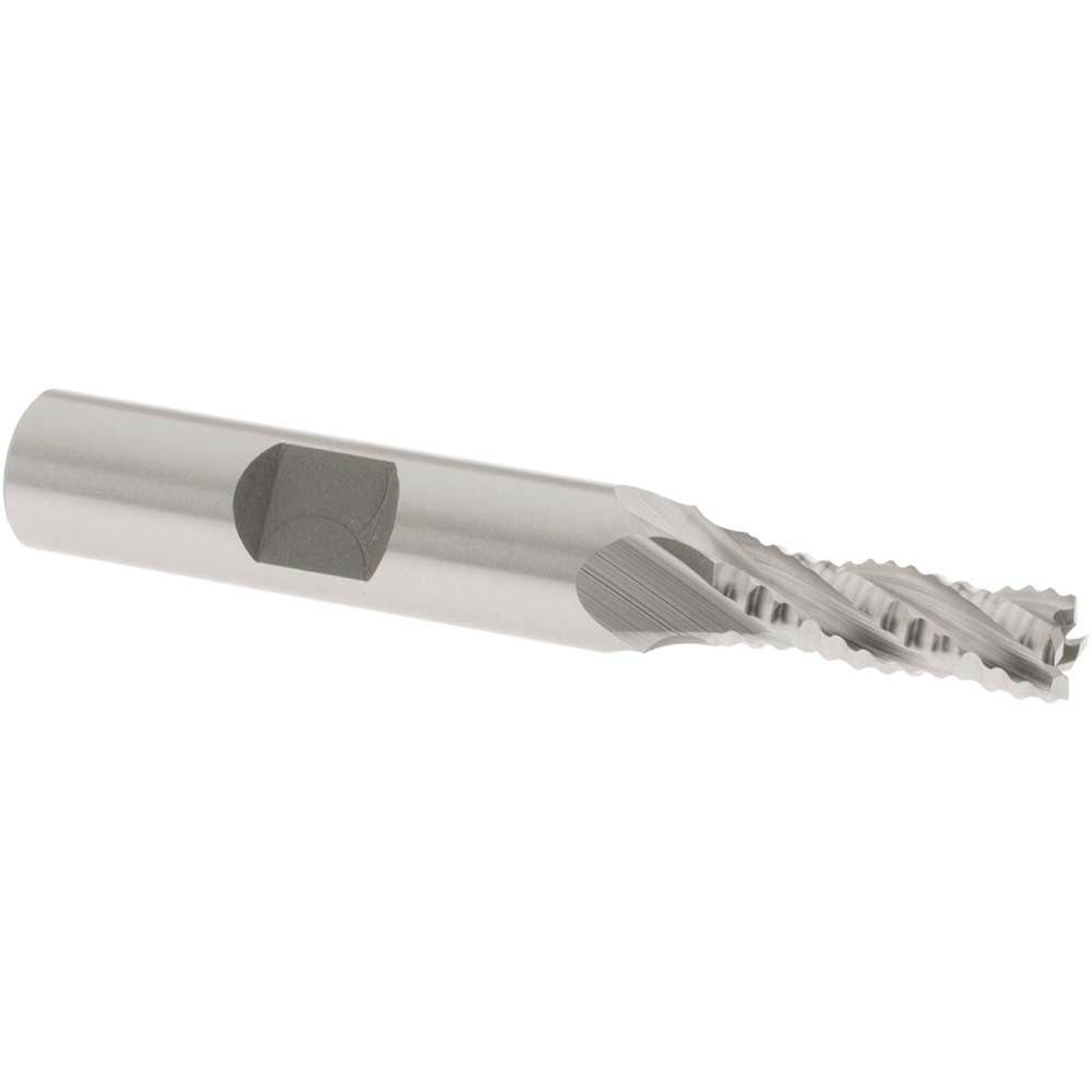 OSG 4909100 Square End Mill 1/4'' Dia, 3/4'' LOC, 3/8'' Shank Dia, 2-1/2'' OAL, 4 Flutes, Cobalt