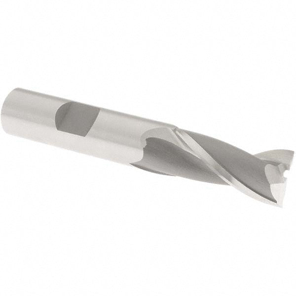 OSG 5201600 Square End Mill 17/32'' Dia, 1-1/8'' LOC, 1/2'' Shank Dia, 3-1/8'' OAL, 2 Flutes, Cobalt
