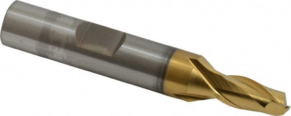 OSG 5200305 Square End Mill 1/4'' Dia, 1/2'' LOC, 3/8'' Shank Dia, 2-5/16'' OAL, 2 Flutes, Cobalt