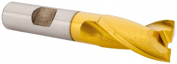 OSG 5201305 Square End Mill 5/8'' Dia, 1-1/8'' LOC, 1/2'' Shank Dia, 3-1/8'' OAL, 2 Flutes, Cobalt
