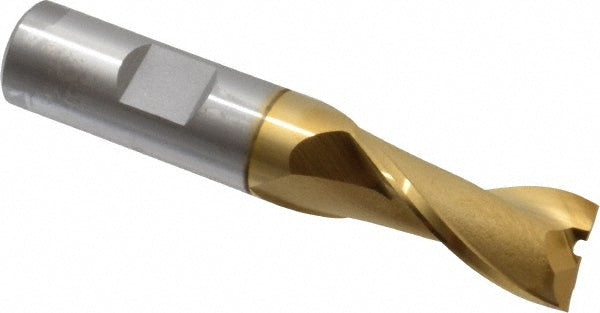 OSG 5202105 Square End Mill 5/8'' Dia, 1-5/16'' LOC, 5/8'' Shank Dia, 3-7/16'' OAL, 2 Flutes, Cobalt