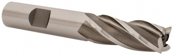OSG 5811200 Square End Mill 0.5118'' Dia, 1-1/4'' LOC, 1/2'' Shank Dia, 3-1/4'' OAL, 4 Flutes, Cobalt