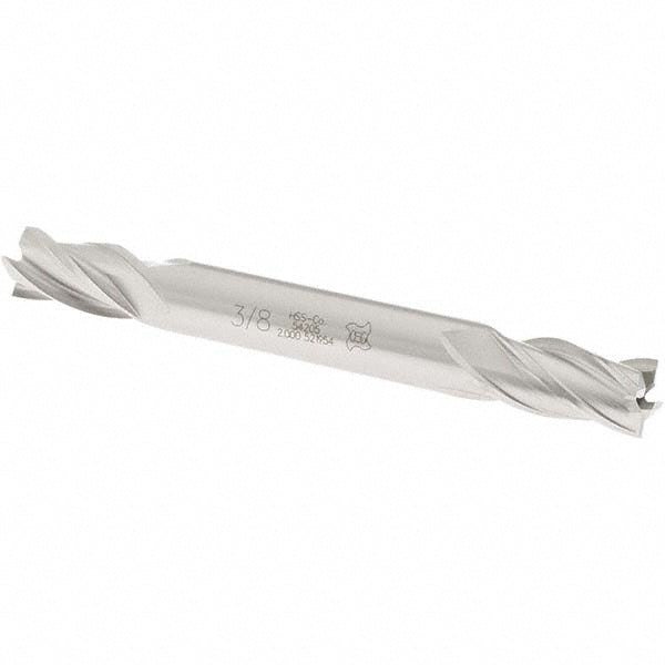OSG 5420500 Square End Mill 3/8'' Dia, 3/4'' LOC, 3/8'' Shank Dia, 3-1/2'' OAL, 4 Flutes, Cobalt