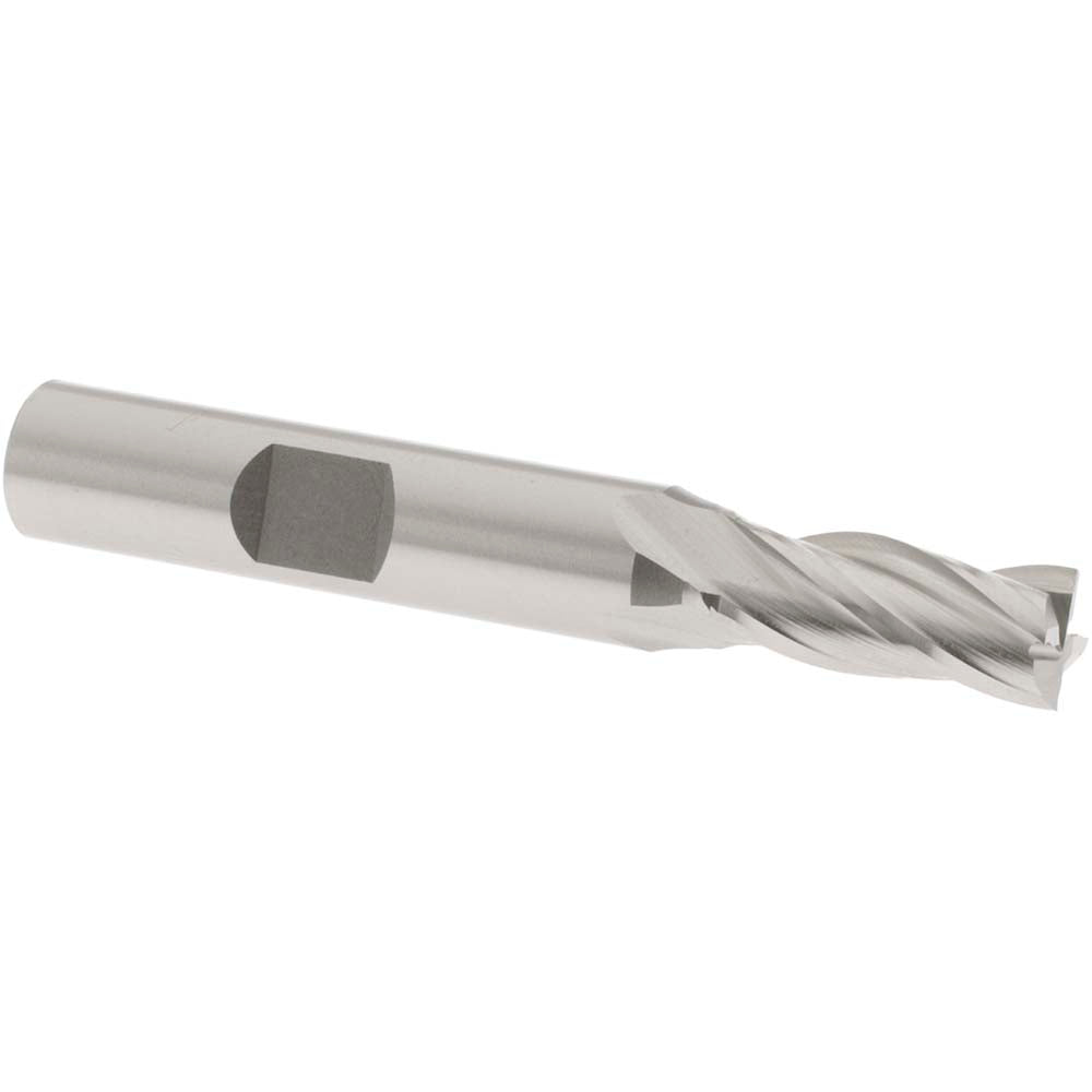 OSG 5410400 Square End Mill 5/16'' Dia, 3/4'' LOC, 3/8'' Shank Dia, 2-1/2'' OAL, 4 Flutes, Cobalt