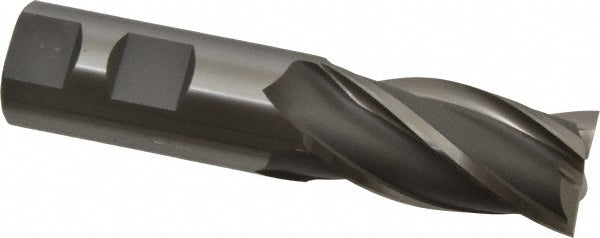 OSG 5415100 Square End Mill 1'' Dia, 2'' LOC, 1'' Shank Dia, 4-1/2'' OAL, 4 Flutes, Cobalt