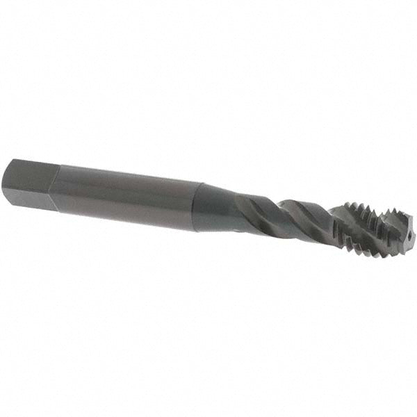 OSG 1756301 Spiral Flute Tap M8x1.25 Metric Coarse, 3 Flutes, Modified Bottoming, 6H Class of Fit, Vanadium High Speed Steel, Oxide Coated