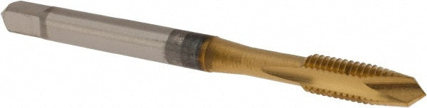 OSG 1980705 Spiral Point Tap M5x0.8 Metric, 2 Flutes, Plug Chamfer, 6H Class of Fit, HSS, TiN Coated