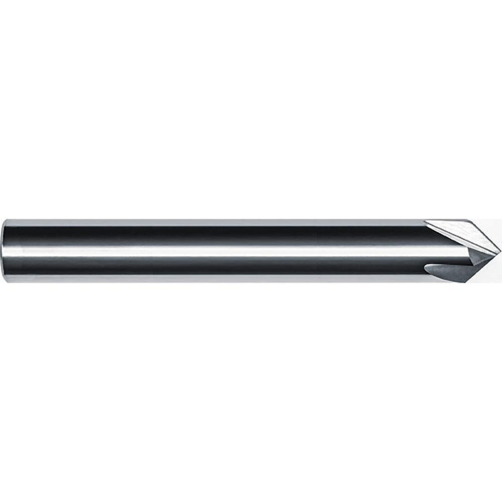 Internal Tool 64-8890-C Chamfer Mill 1/2" Dia, 1/2" Shank Dia, 90 deg, 4 Flute, Solid Carbide, Single End