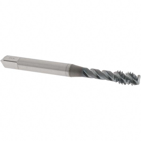 OSG 2923608 Spiral Flute Tap #12-24, UNC, 3 Flute, Modified Bottoming Chamfer, 2B/3B Class of Fit, Vanadium High-Speed Steel, TiCN Finish