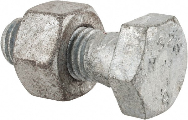 Value Collection HCI30620175NG-010BX Hex Head Bolt 5/8-11, 1-3/4" Length Under Head, Steel, Grade A325