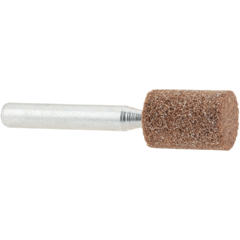 Norton 61463624528 Mounted Point 3/4" Thick, 1/4" Shank Dia, W186, 60 Grit, Medium