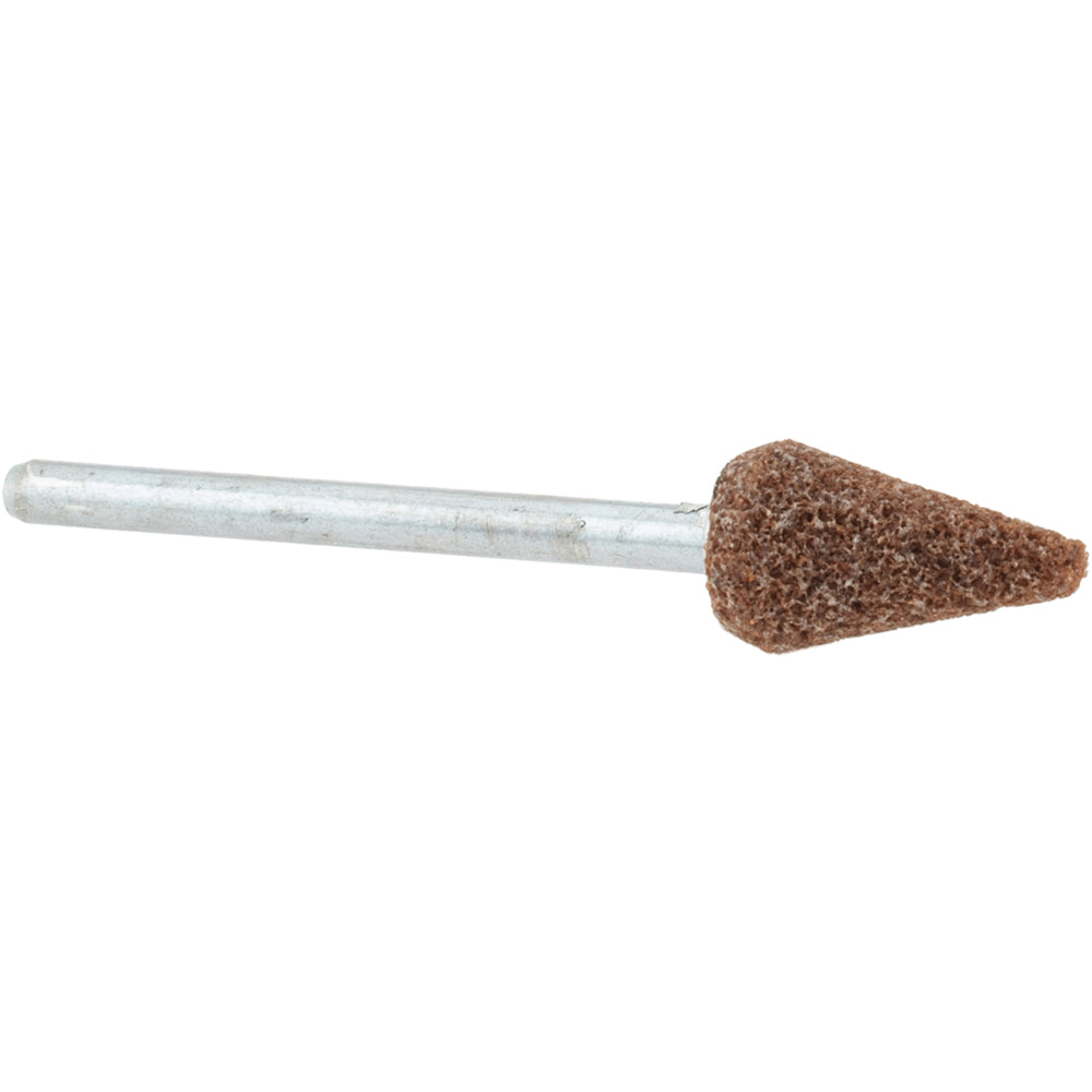 Norton 61463624423 Mounted Point 5/8" Thick, 1/8" Shank Dia, B53, 60 Grit, Medium