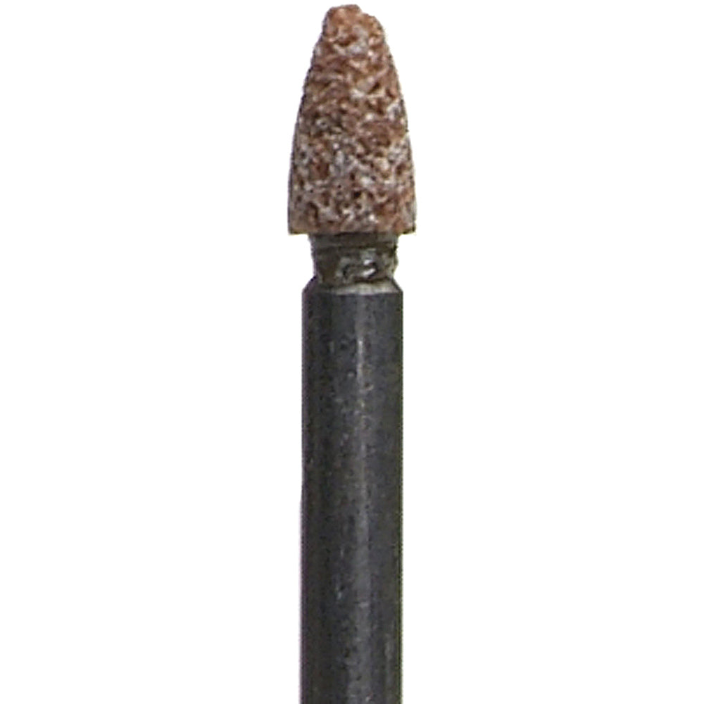 Norton 61463624425 Mounted Point 1/4" Thick, 1/8" Shank Dia, B55, 60 Grit, Medium
