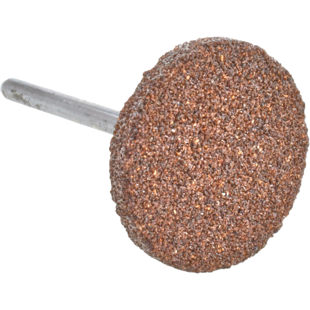 Norton 61463624560 Mounted Point 1/8" Thick, 1/8" Shank Dia, W215, 60 Grit, Medium