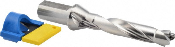 Iscar 3202591 Replaceable-Tip Drill 0.984 to 1.02" Dia, 4.92" Max Depth, 1-1/4" Weldon Flat Shank