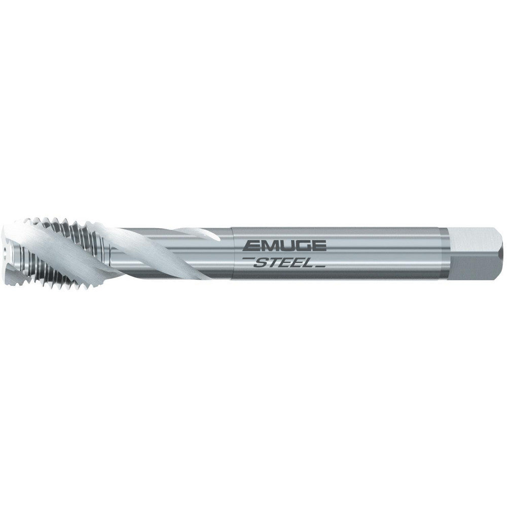 Emuge CU501010.5017 Spiral Flute Tap 7/8-9 UNC, 4 Flutes, Modified Bottoming, 3B Class of Fit, Cobalt, Bright/Uncoated