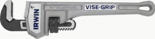 Irwin 2074110 Straight Pipe Wrench 10" OAL, Aluminum